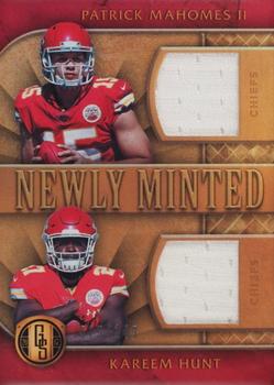 2017 Panini Gold Standard #4 Hunt / Mahomes Newly Minted Duals #/149