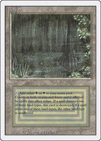 MTG Revised Edition Bayou