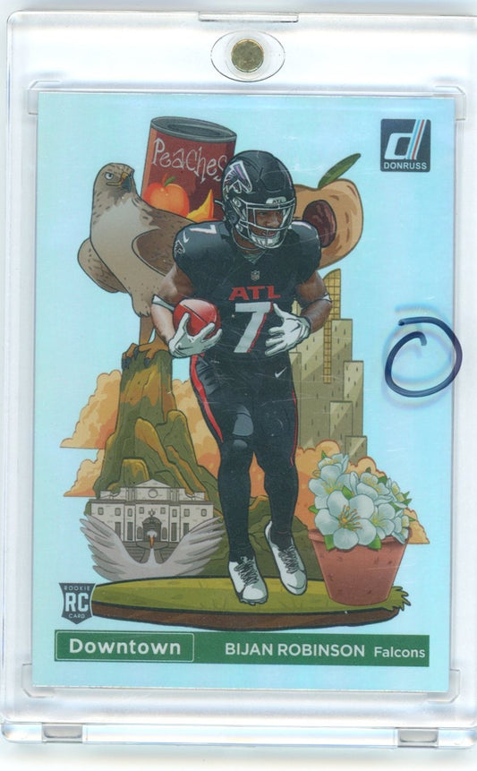 2023 Donruss #D-10 Bijan Robinson Downtown!