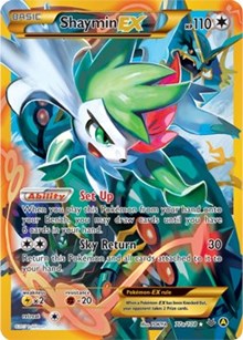pokemon Alternate Art Promos Shaymin EX - 77a/108