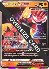 Pokemon Jumbo Cards Buzzwole GX - SM69 (SM Black Star Promos)