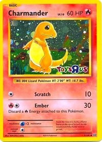 Pokemon Miscellaneous Cards & Products Charmander - 9/108 (Toys R Us Promo)
