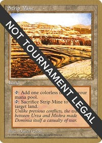 MTG World Championship Decks Strip Mine - 1996 Leon Lindback (4ED)