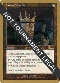 MTG World Championship Decks Grim Monolith - 2000 Jon Finkel (ULG)