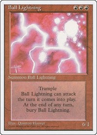 MTG Fourth Edition Ball Lightning