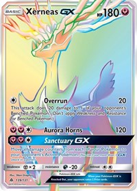 ポケモン SM - 禁断の光 ゼルネアス GX (シークレット)