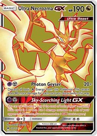 Pokemon SM - Forbidden Light Ultra Necrozma GX (Full Art)