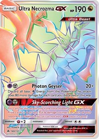 Pokemon SM - Forbidden Light Ultra Necrozma GX (Secret)