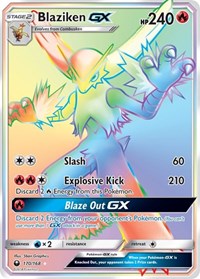 Pokemon SM - Celestial Storm Blaziken GX (Secret)