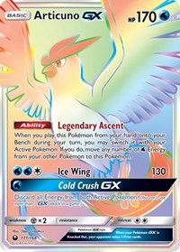 Pokemon SM - Celestial Storm Articuno GX (Secret)