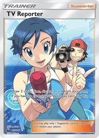 pokemon SM - Celestial Storm TV Reporter (Full Art)