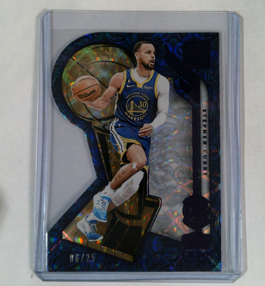 2024 Panini Crown Royale Hand Crafted Stephen Curry 10 Purple 6/25