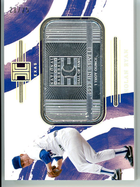 2024 Panini Impeccable #31 Nolan Ryan 1 Troy Ounce Silver /25
