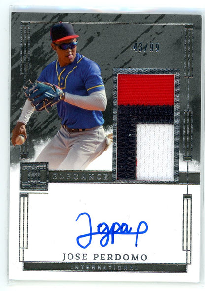 2024 Panini Impeccable #EPJ-JP Jose Perdomo Elegance /99