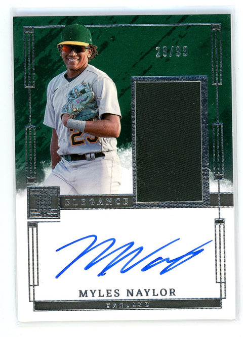 2024 Panini Impeccable #EPJ-MN Myle Naylor Elegance /99