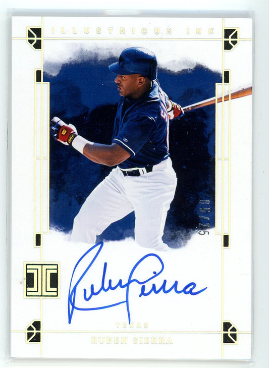 2024 Panini Impeccable #II-RS Ruben Sierra Illustrious Ink /25