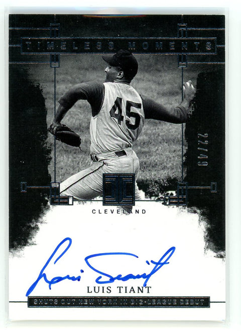2024 Panini Impeccable #TMS-LT Luis Tiant Timeless Moments /49