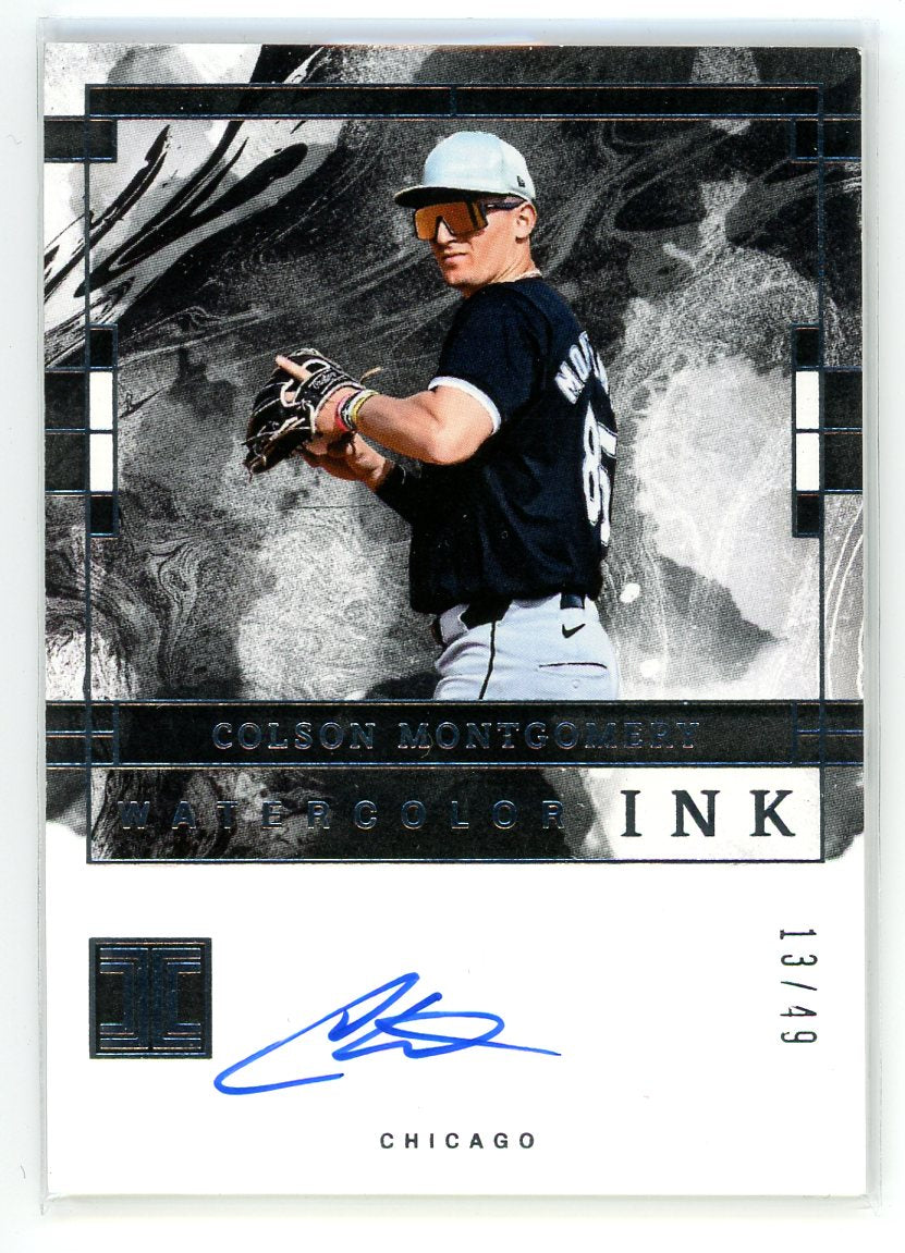 2024 Panini Impeccable #WCS-CM Colson Montgomery Watercolor Ink /49