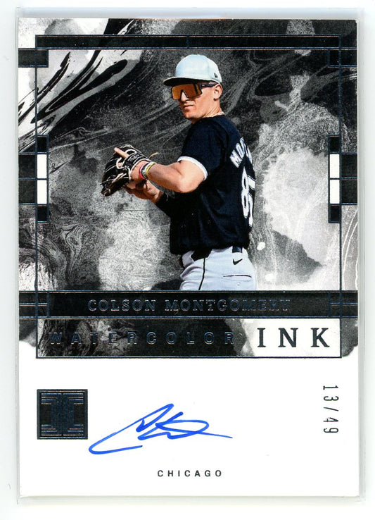 2024 Panini Impeccable #WCS-CM Colson Montgomery Watercolor Ink /49