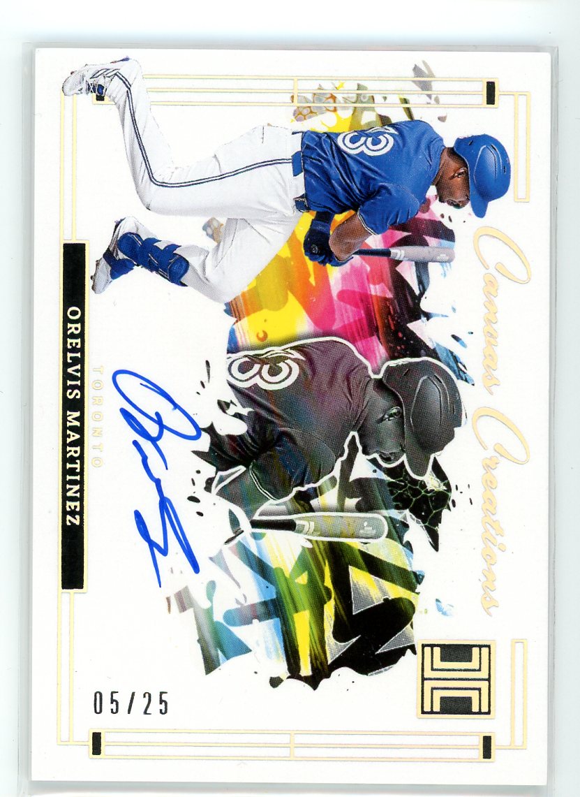 2024 Panini Impeccable #CCS-OM Orelvis Martinez Canvas Creations /25