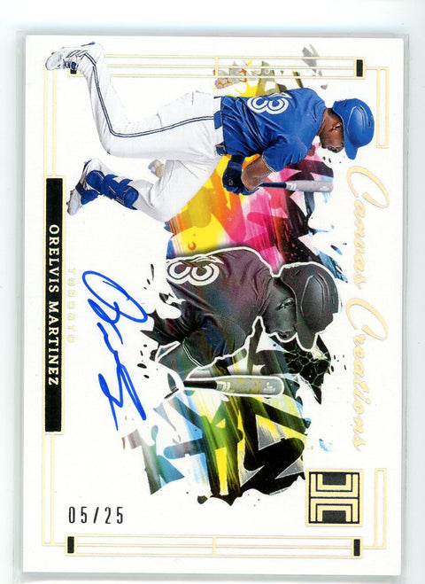 2024 Panini Impeccable #CCS-OM Orelvis Martinez Canvas Creations /25