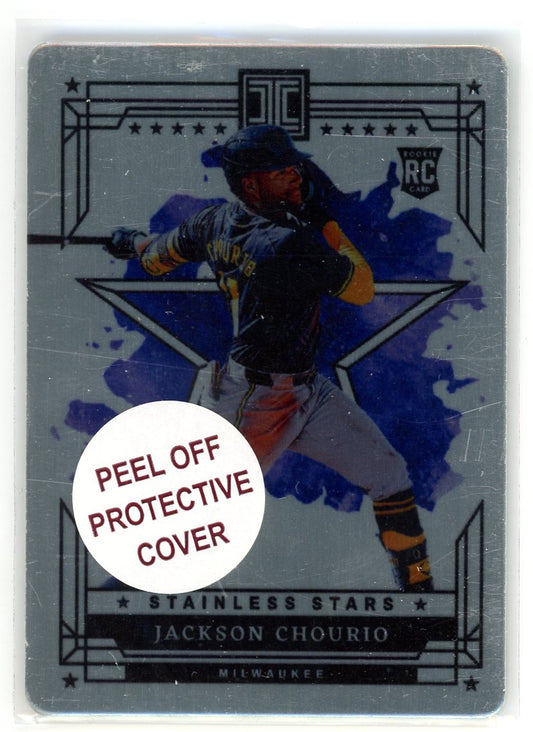 2024 Panini Impeccable #1 Jackson Chourio Stainless Stars