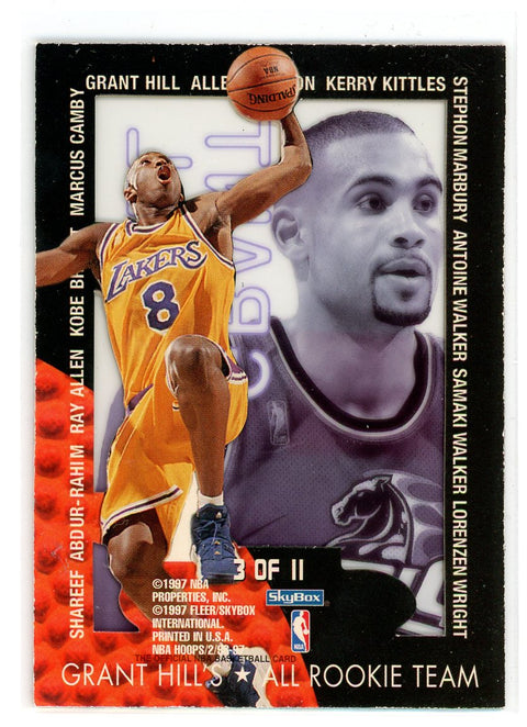 Fleer Hoops #3 Kobe Bryant All Rookie Team