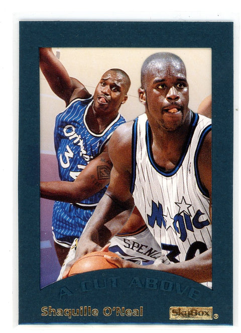 1995-96 SkyBox E-XL #7 Shaquille O'Neal A Cut Above