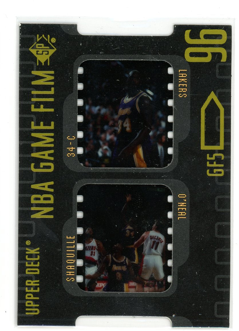 1996-97 SP #GF5 Shaquille O'Neal Game Film