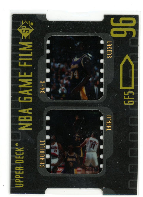 1996-97 SP #GF5 Shaquille O'Neal Game Film