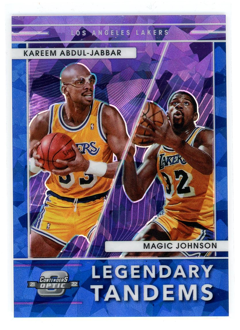 2021 Panini Contenders Optics Kareem Abdul-Jabbar/ Magic Johnson Tandems