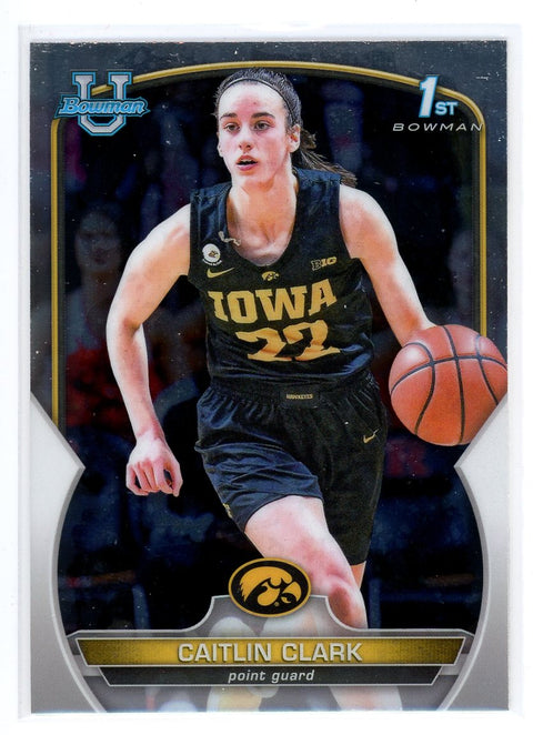 2022-23 Bowman University Chrome #50 Caitlin Clark