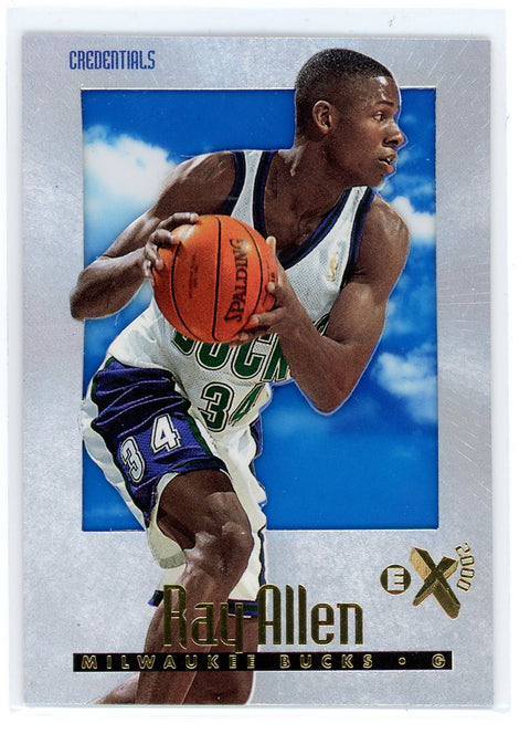 1996-97 E-X2000 #37 Ray Allen X2000 - Credentials #/499