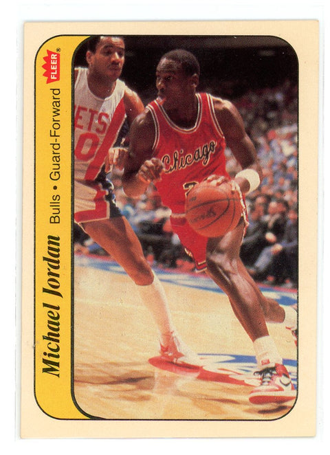 1986-87 Fleer #8 Michael Jordan Stickers