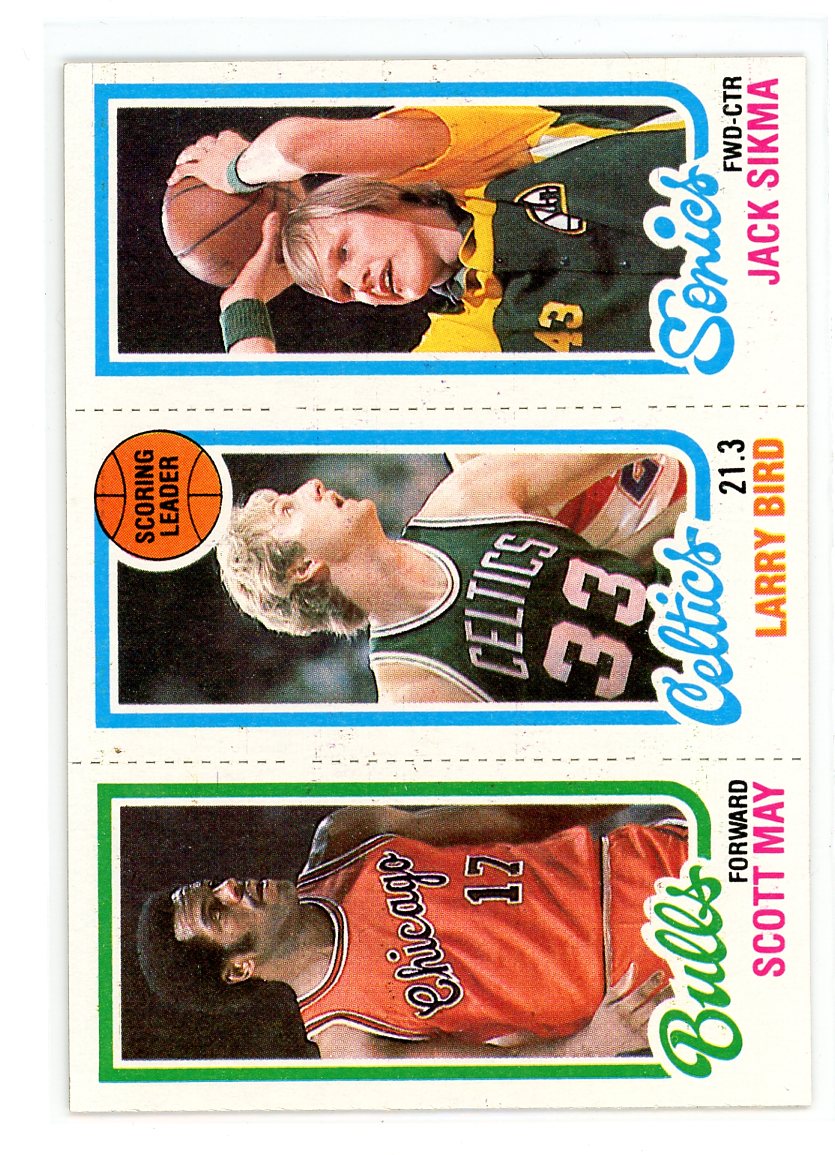 1980-81 Topps #34 / 139 / 174 Larry Bird / Julius Erving / Magic Johnson