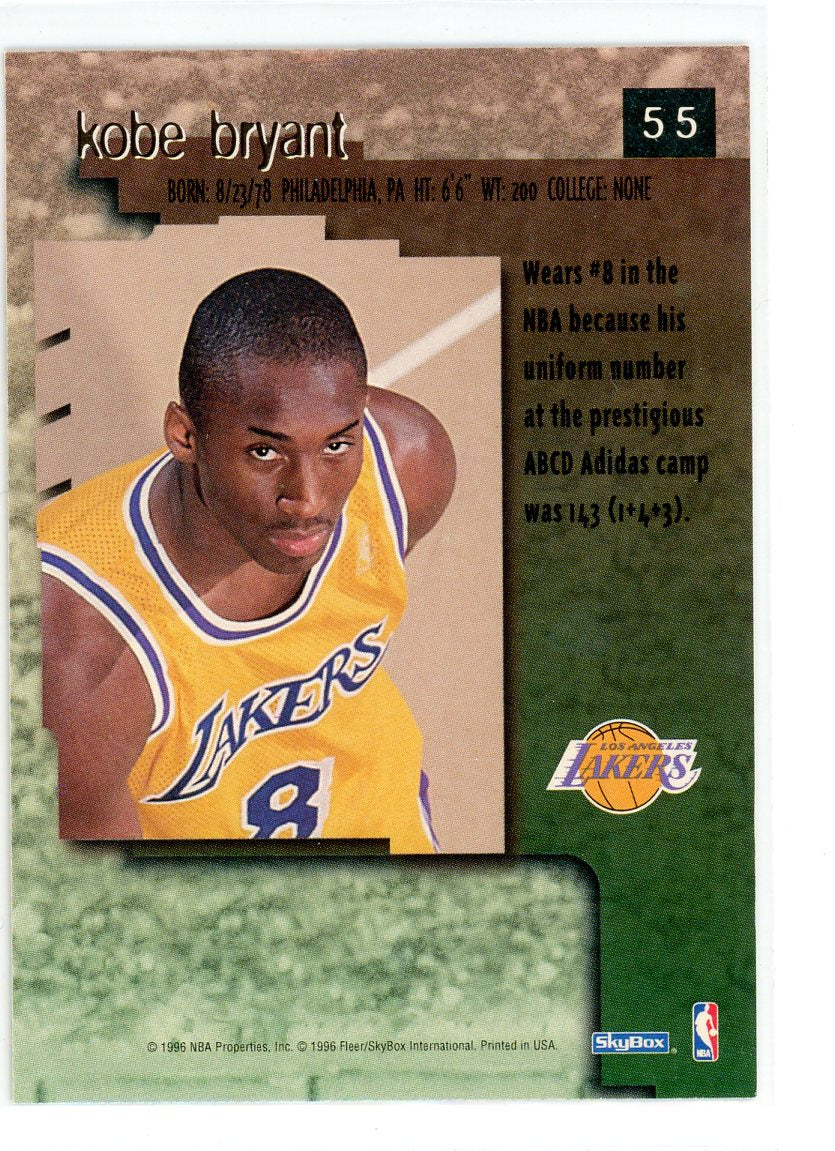 1996-97 SkyBox Premium #55 Kobe Bryant Star Rubies