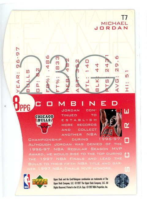 1997-98 Upper Deck #T7 Michael Jordan Teammates