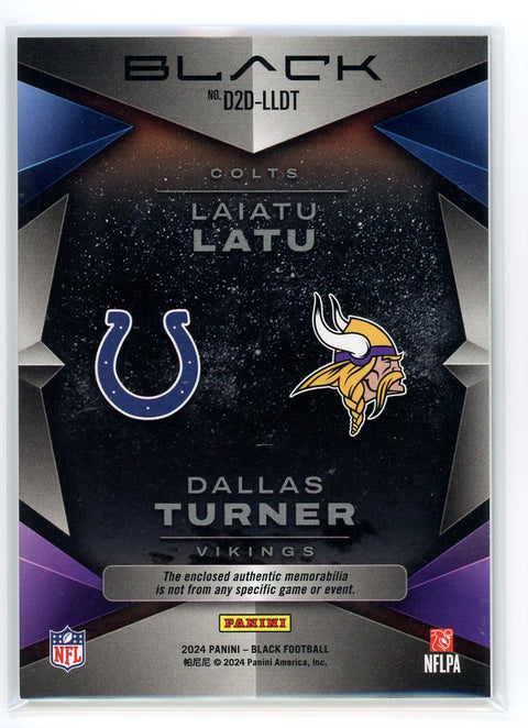 2024 Panini Black #D2D-LLDT Laiatu Latu Dusk 2 Dawn /199