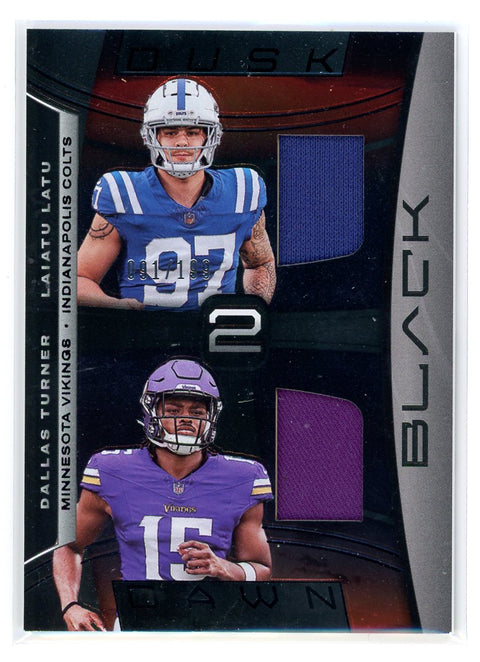 2024 Panini Black #D2D-LLDT Laiatu Latu Dusk 2 Dawn /199