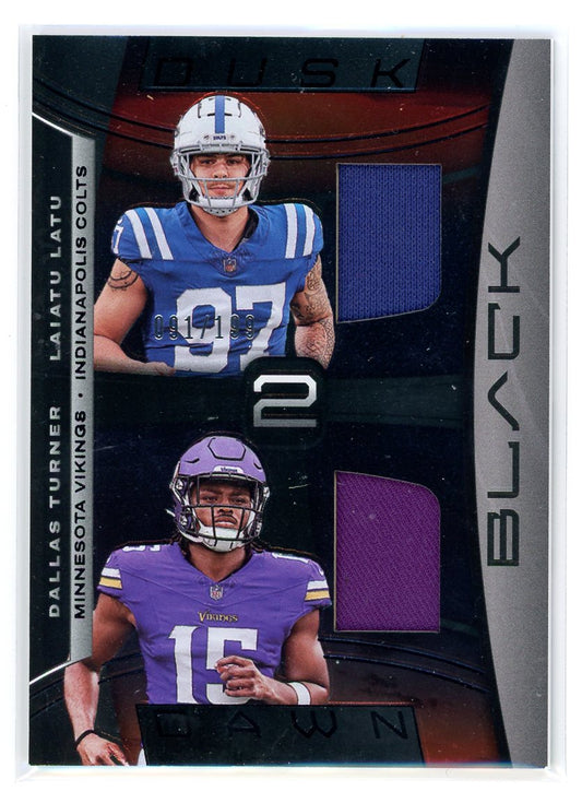 2024 Panini Black #D2D-LLDT Laiatu Latu Dusk 2 Dawn /199