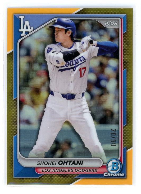 2024 Topps #85 Shohei Ohtani Gold Refractor /50