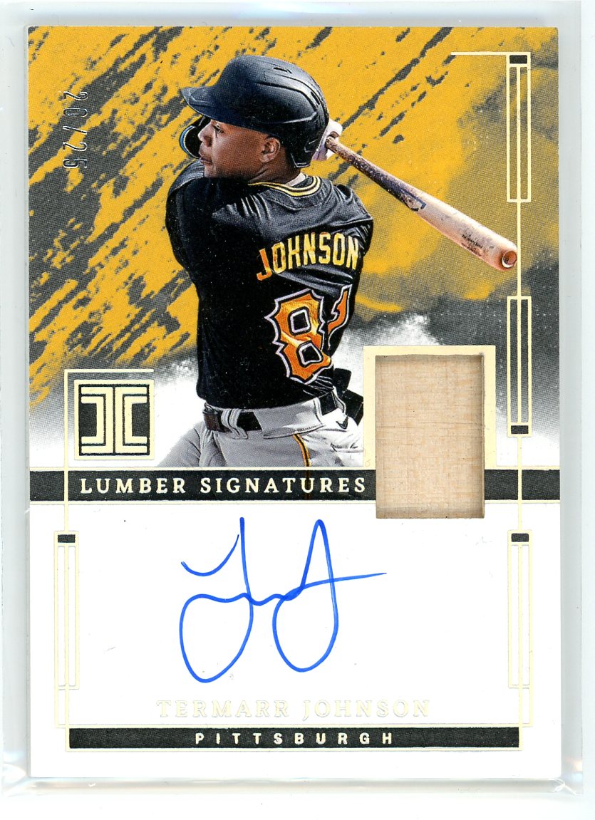2024 Panini Impeccable #ILS-TJ Termarr Johnson Lumbar Signatures