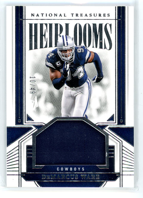 2023 Panini National Treasures #HEI-DWA DeMarcus Ware Heirlooms Patch Auto /49