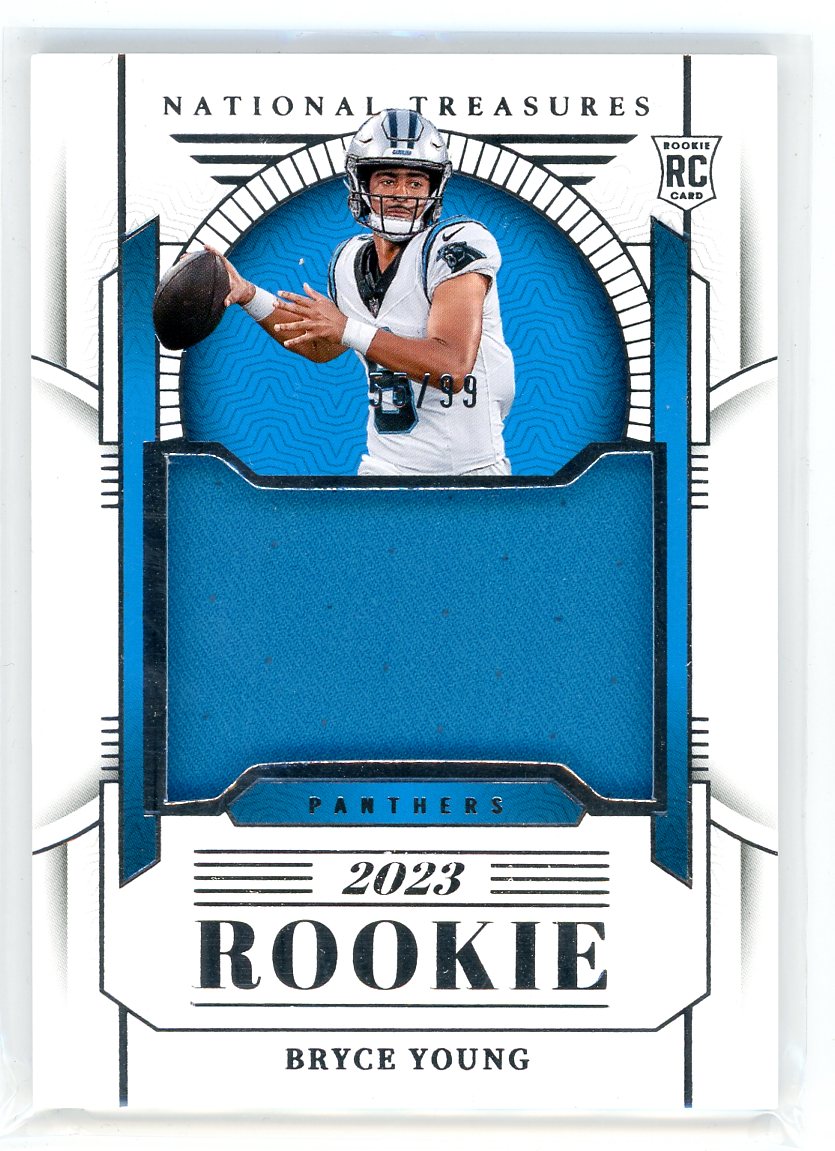 2023 Panini National Treasures #205 Bryce Young Rookie Patch