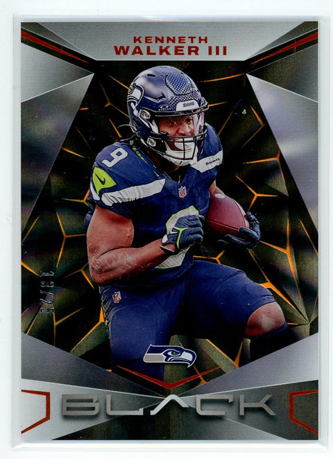 2024 Panini Black #92 Kenneth Walker III Citrine /25