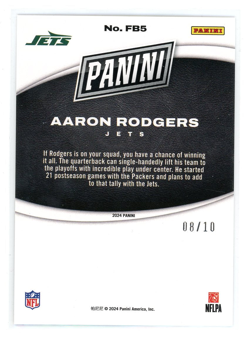 2024 Panini Black Friday #FB5 Aaron Rodgers Gold /10