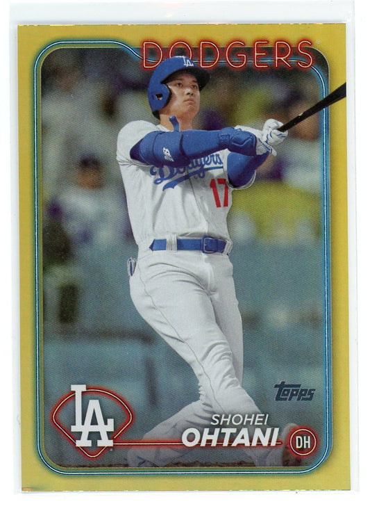 2024 Topps Stars of the National League #500 Shohei Ohtani Gold Refractor