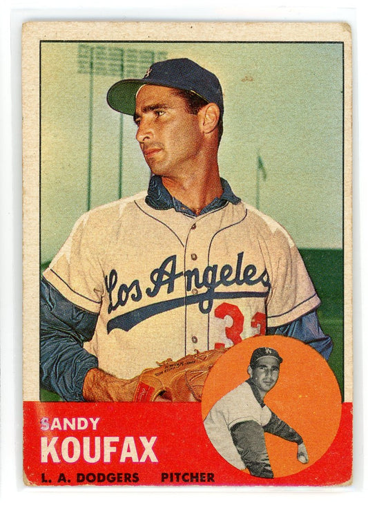1963 Topps #210 Sandy Koufax