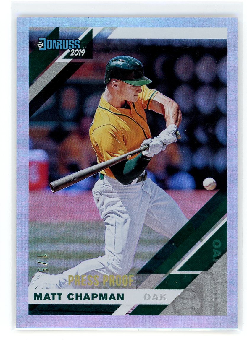 2019 Donruss #192 Matt Chapman