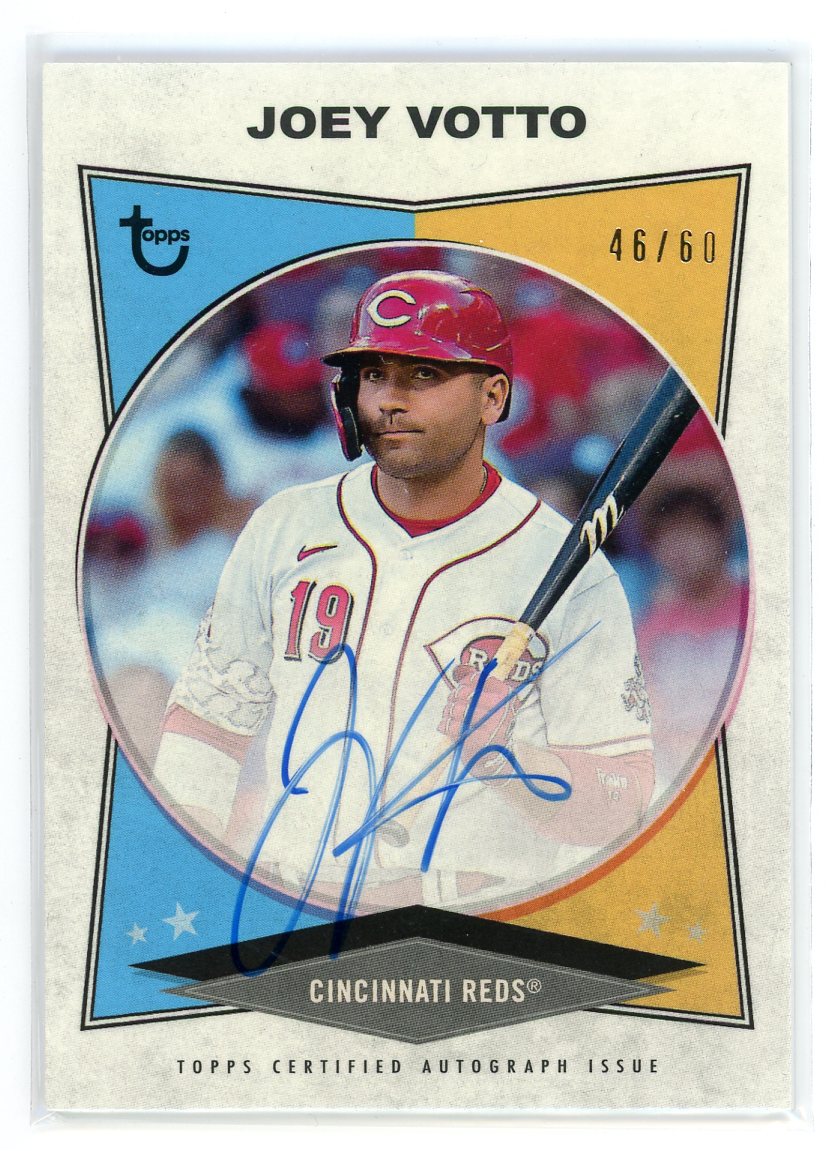 2023 Topps #18 Joey Votto Certified Autograph Issue /60